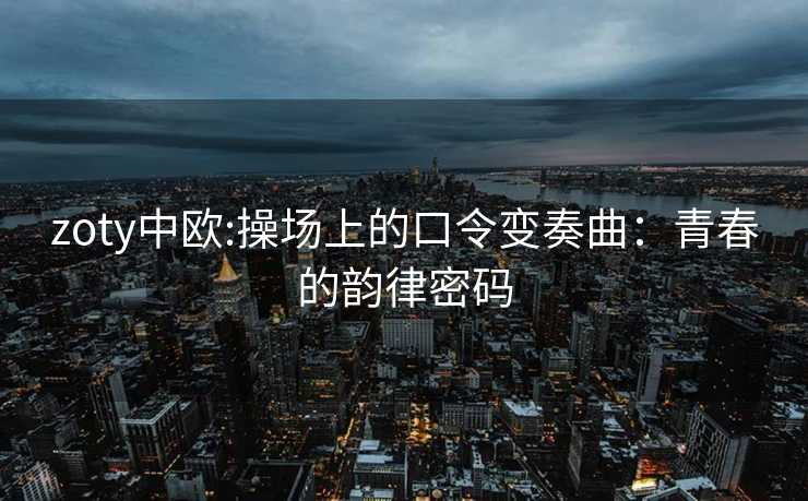 zoty中欧:操场上的口令变奏曲：青春的韵律密码