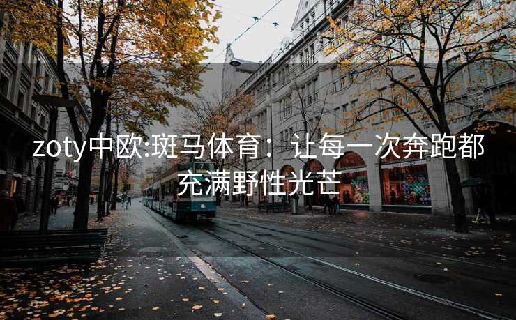 zoty中欧:斑马体育：让每一次奔跑都充满野性光芒