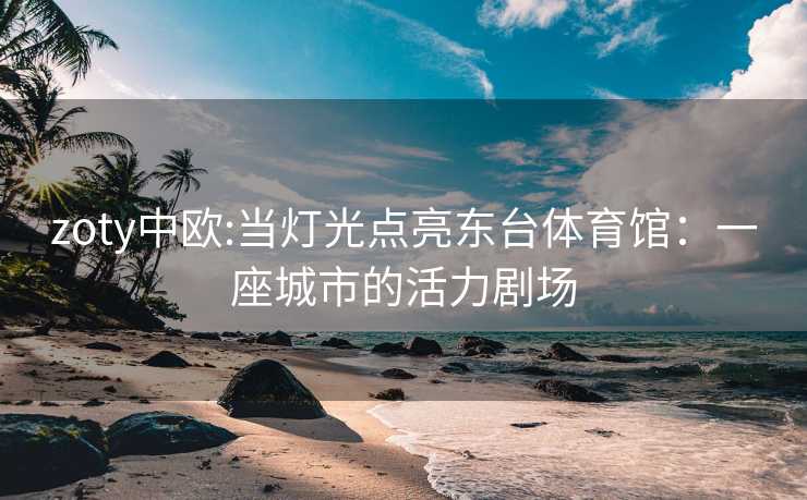 zoty中欧:当灯光点亮东台体育馆：一座城市的活力剧场