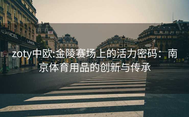 zoty中欧:金陵赛场上的活力密码：南京体育用品的创新与传承