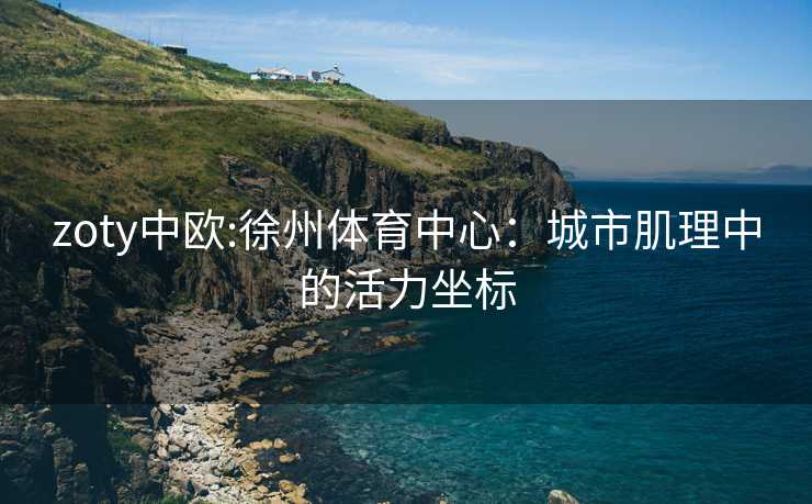 zoty中欧:徐州体育中心：城市肌理中的活力坐标